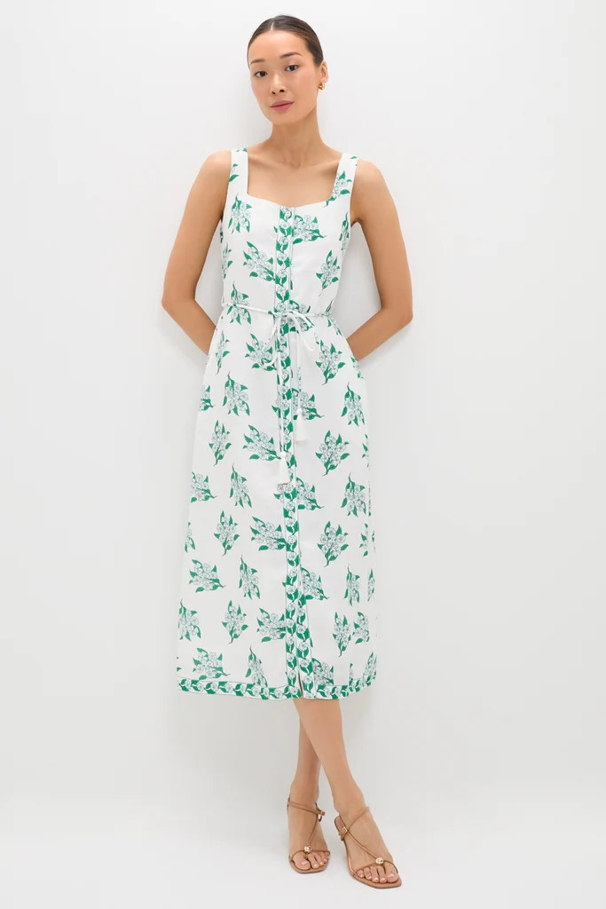 Emerald Blossom Paloma Midi Dress | Tuckernuck (US)