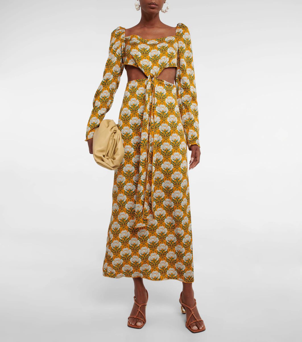 Cuarzo cutout floral maxi dress | Mytheresa (US/CA)