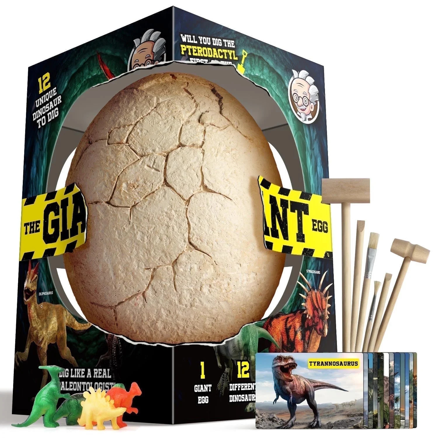 Piano Potato Kit de Excavación de Huevo de Dinosaurio Gigante, Kit de Excavación de Huevo de Di... | Walmart (US)