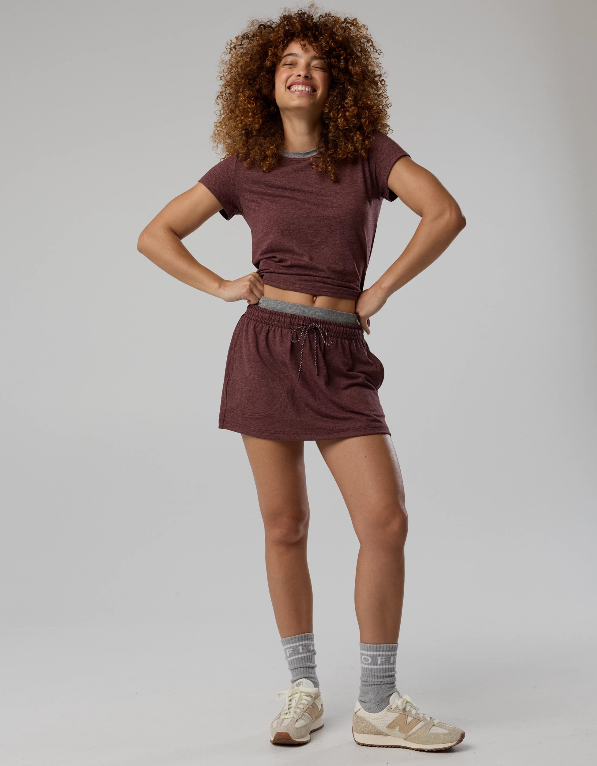 OFFLINE By Aerie Weekend Away Short Sleeve Ringer T-Shirt | Aerie