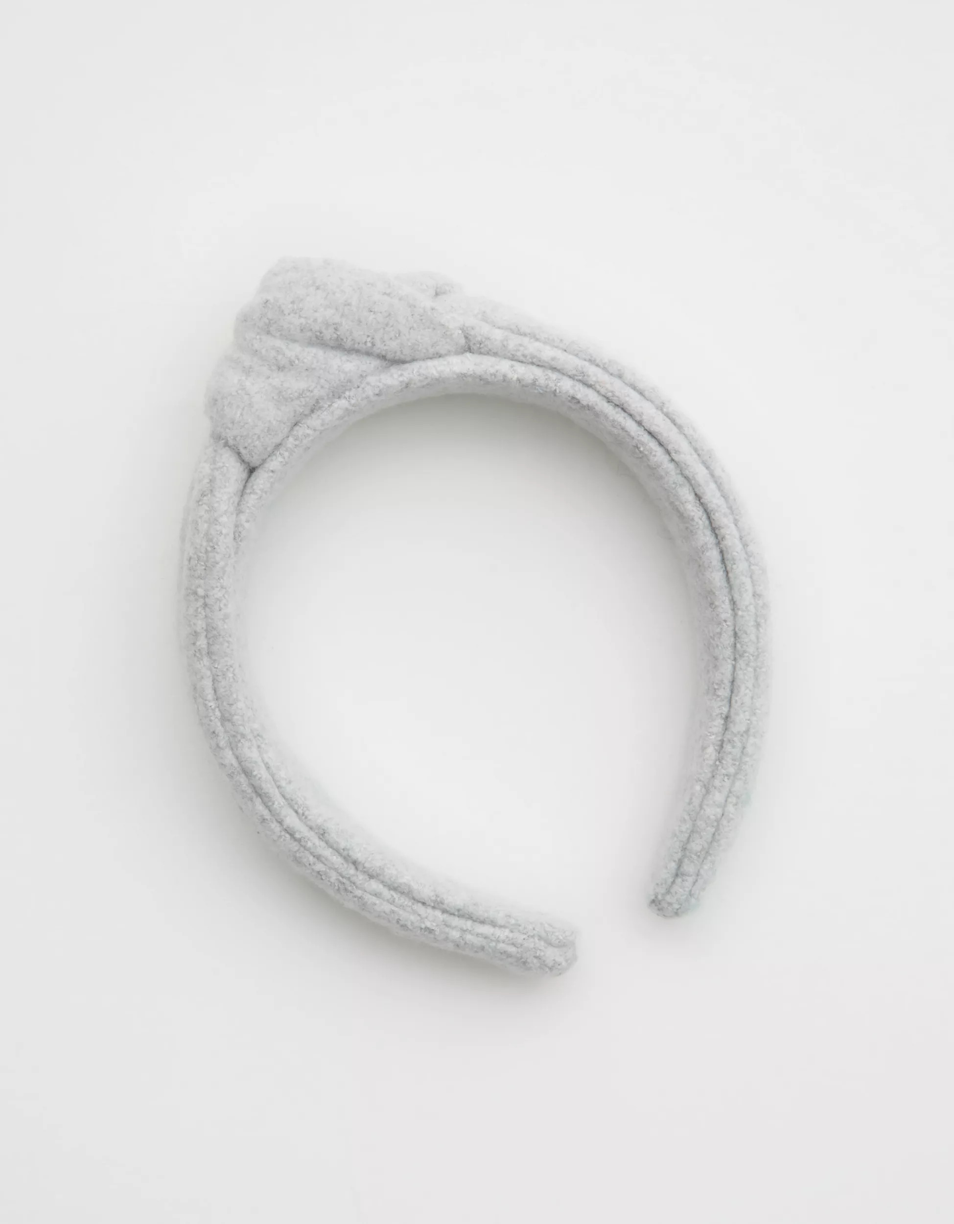 Sherpa Fleece Top Knot Headband | Aerie