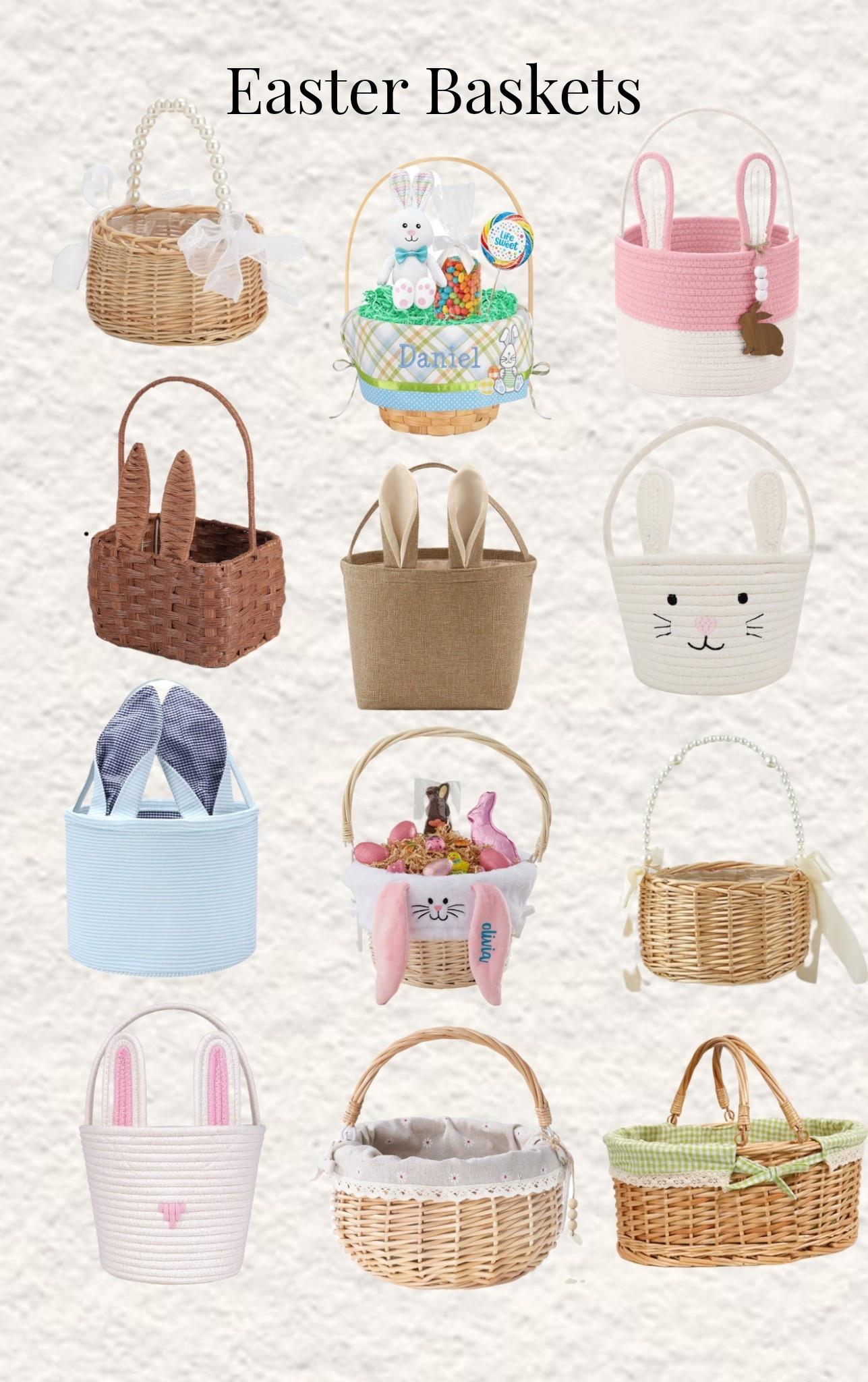 Easter baskets for kids from Amazon.

#LTKKids #LTKspring #LTKspringtrends