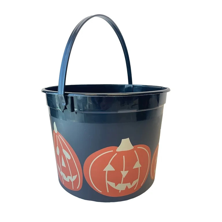 Jack O Lantern Halloween Bucket | Walmart (US)