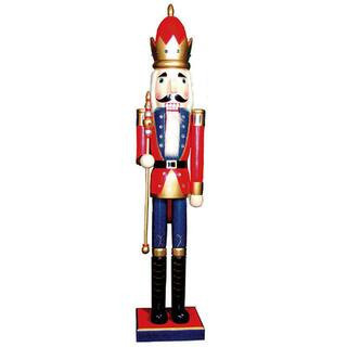 Santa's Workshop 5Ft Red King Nutcracker By Santasworkshop | 12" x 12" x 60" | Michaels® | Michaels Stores