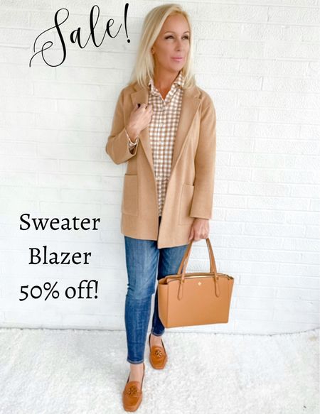 Sweater blazer is 50% off!

#LTKworkwear #LTKSeasonal #LTKsalealert