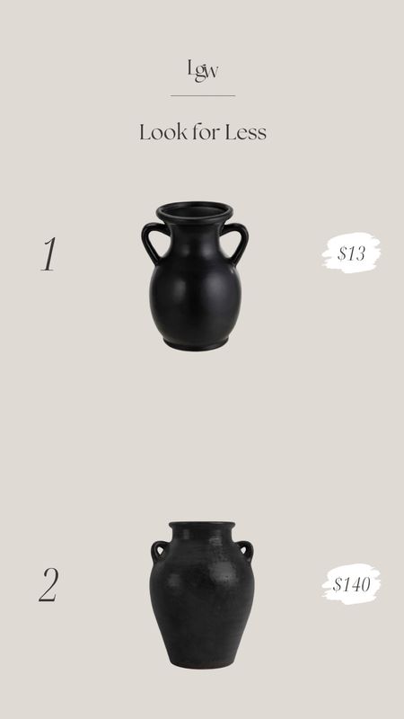 Look for Less $ — black vase

#LTKfindsunder50 #LTKhome