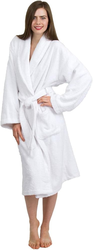 TowelSelections Women's Robe, Turkish Cotton Luxury Terry Shawl Bathrobe | Amazon (US)