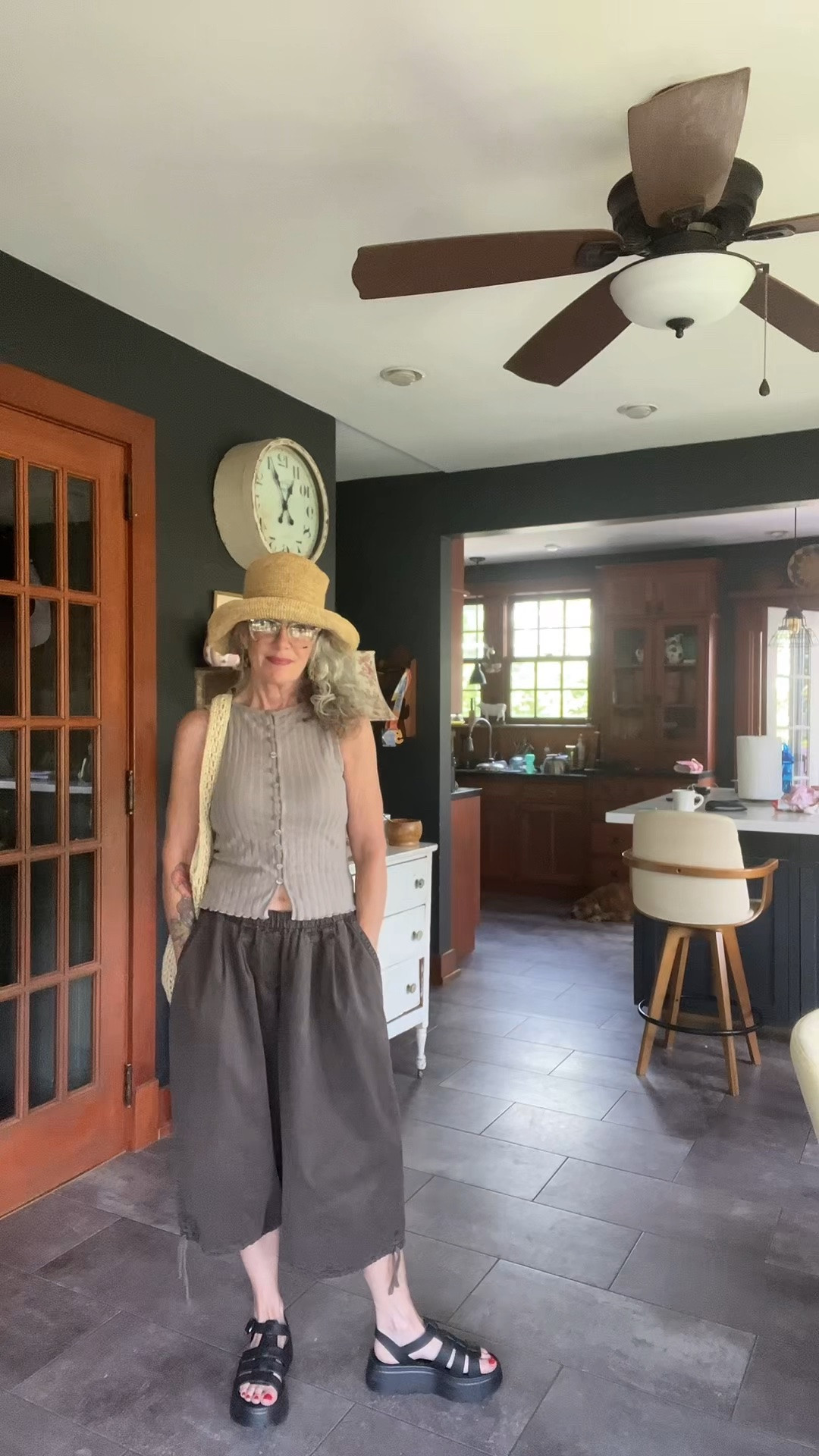 OOTD for 6/21/2026. 
Cover the belly button or not??  lol. Daily ootd for me a 64 yr old mom of 4, Gigi to 6 beauties and p/t caregiver to my mom with dementia❤️

#LTKgrwm #LTKdayinmylife #LTKootd