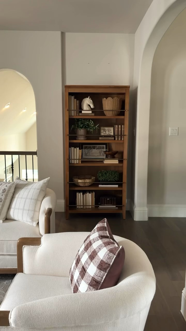 Styling this bookshelf is SO fun! And it pairs perfectly with our Campbell sofa and accent chairs 🤗

#LTKSeasonal #LTKHome
