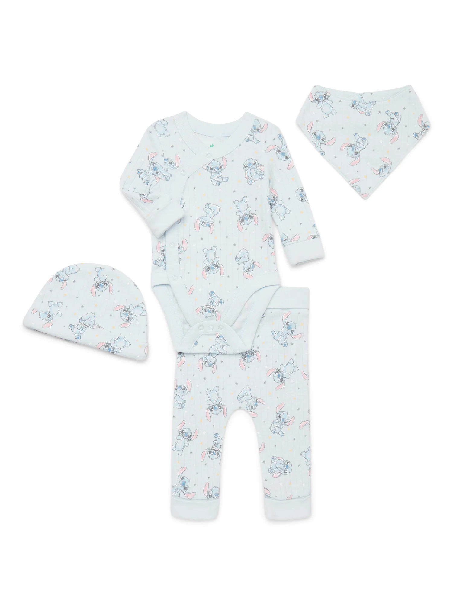 Disney Baby Wishes and Dreams Character Baby Allover Print Take Me Home Set, 4-Piece, Sizes Preem... | Walmart (US)
