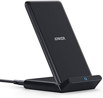 Anker Wireless Charger, PowerWave Stand, Qi-Certified for iPhone 12, 12 Mini, 12 Pro Max, SE, 11,... | Amazon (US)
