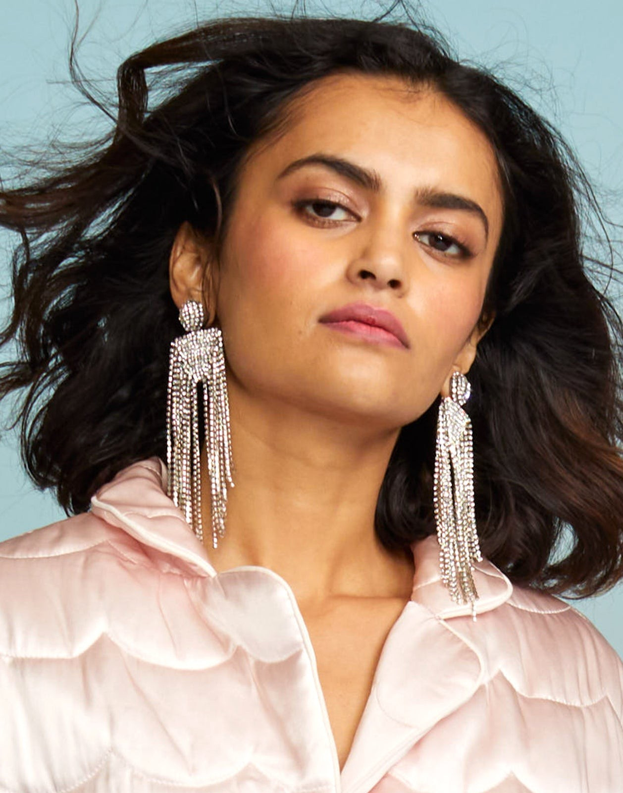 Chandelier Rhinestone Earrings | Cynthia Rowley