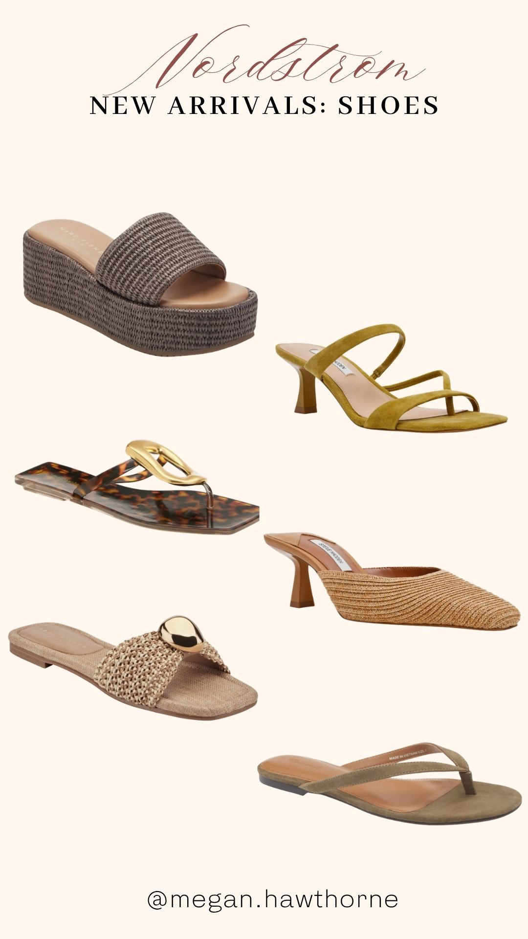 Nordstrom's new arrivals! Shoes for spring and summer!  

 
