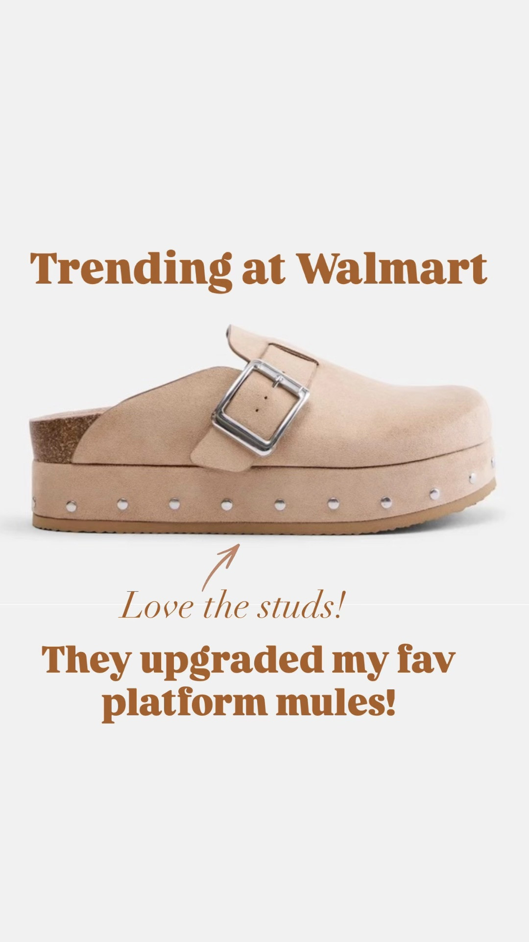 Love the stud details they added to the viral platform mule!

#LTKootd #LTKOver40 #LTKgrwm