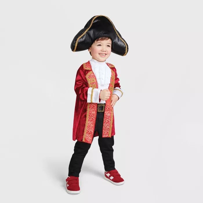 Toddler Lil Pirate Captain Halloween Costume Coat (with 3 Accessories) - Hyde & EEK! Boutique™ | Target