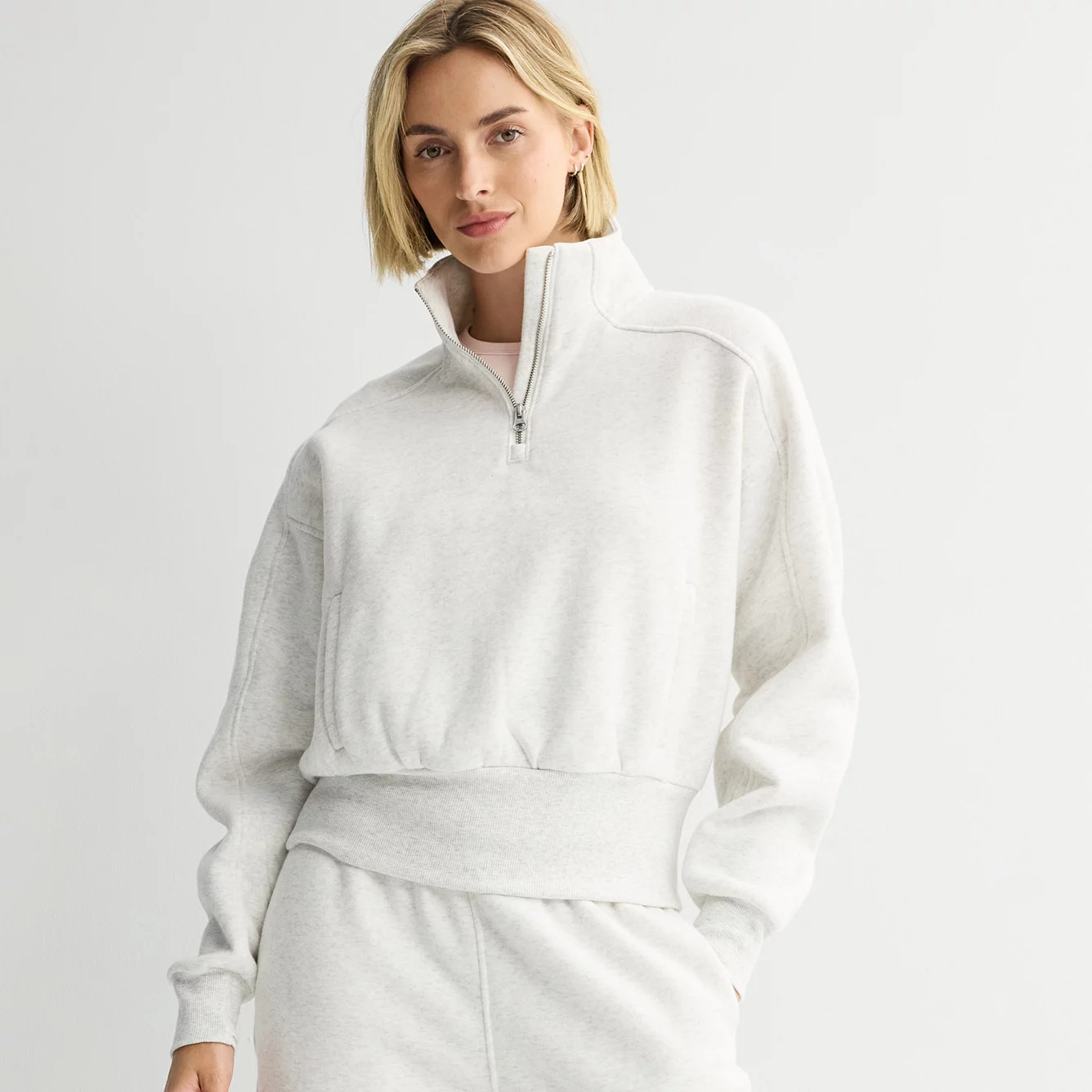 Women's FLX Embrace High Neck 1/4 Zip Pullover | Kohl's