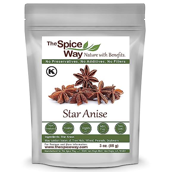 Amazon.com : The Spice Way Star Anise - whole ( 3 oz ) great for baking and tea : Grocery & Gourm... | Amazon (US)