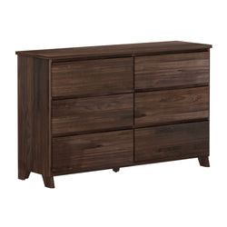 Rustic 6-Drawer Wide Dresser | Plank+Beam