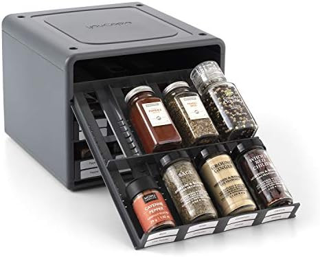 youCopia SpiceStack Adjustable Spice Rack Organizer, New, Granite | Amazon (US)