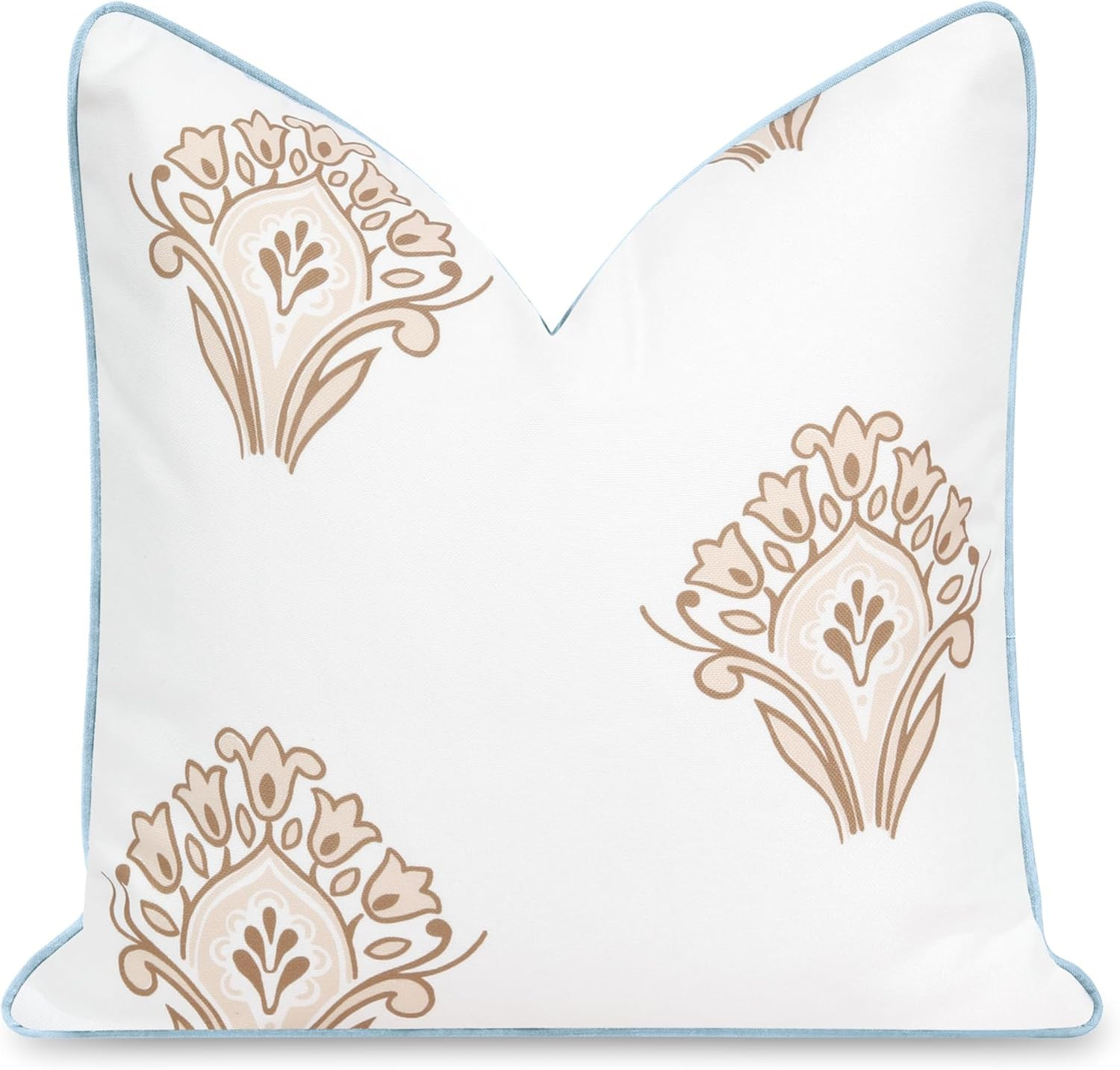 Hofdeco Premium Coastal Patio Indoor Outdoor Throw Pillow Cover Only, 20"x20" Water Repellent for... | Amazon (US)
