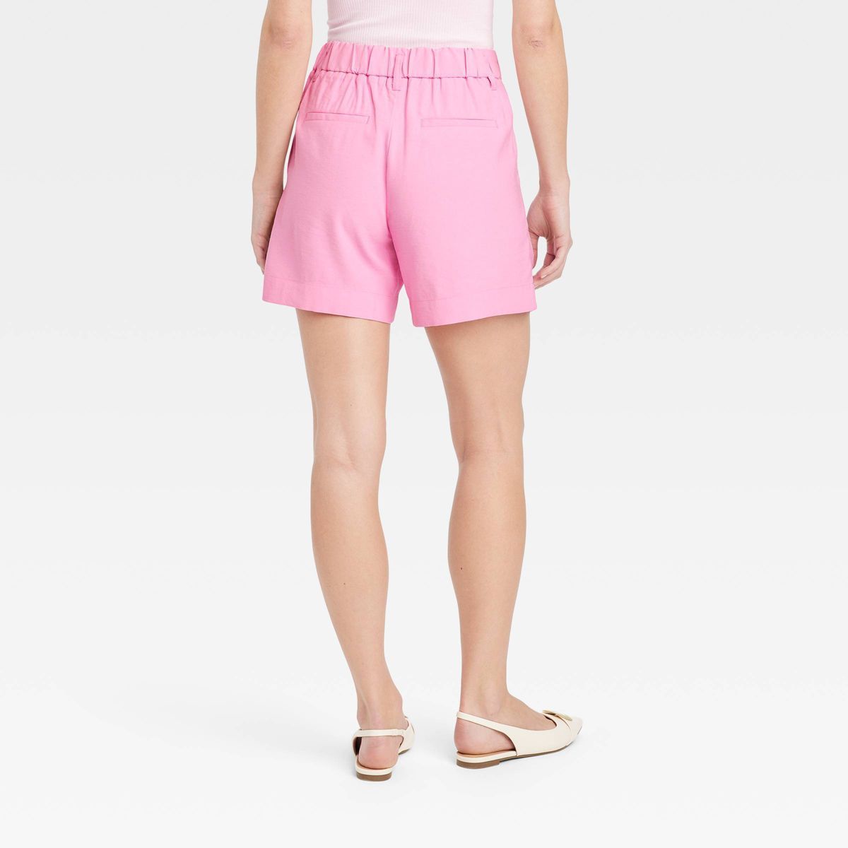 Women's High-Rise Pleated Front Shorts - A New Day™ | Target