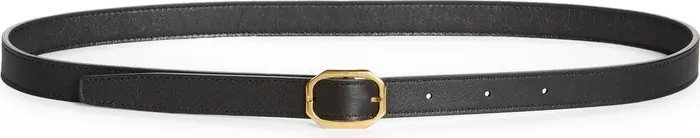 Frame Buckle Leather Belt | Nordstrom