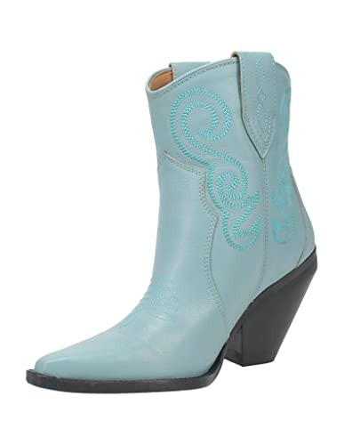 Dingo Womens Pretty N' Prissy Snip Toe Casual Boots Ankle High Heel 3" & Up - Pink | Amazon (US)