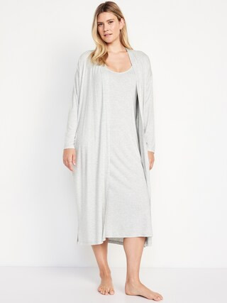 Maternity Robe and Nursing Nightgown Set | Old Navy (US)