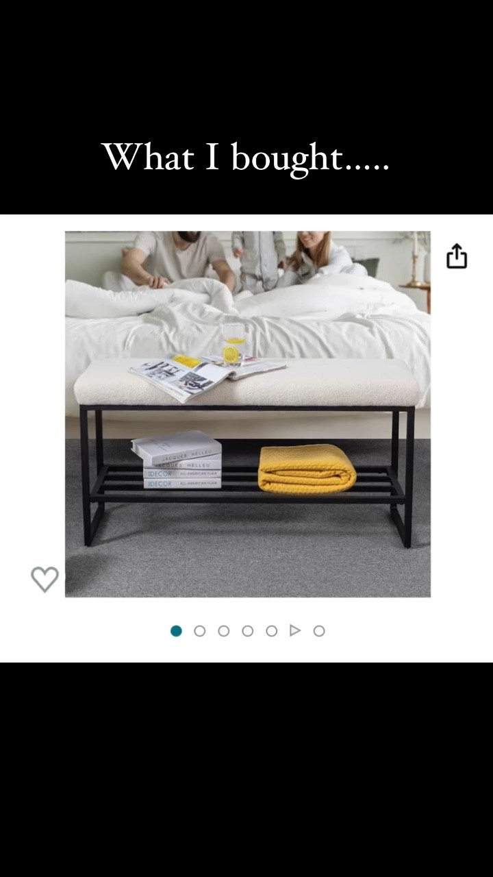 Cutest boucle bench under $100 

#LTKhome #LTKfindsunder100 #LTKsalealert