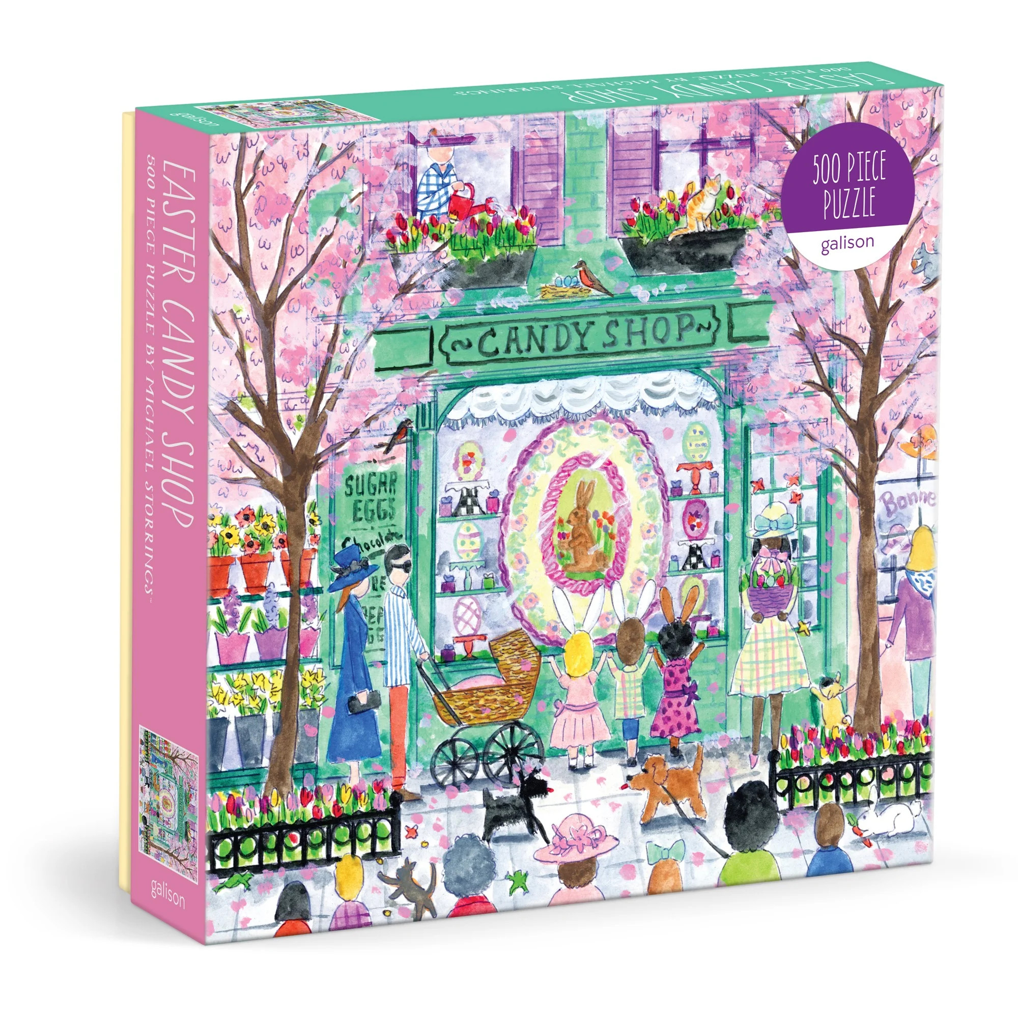 Michael Storrings Easter Candy Shop 500 Piece Puzzle | Galison