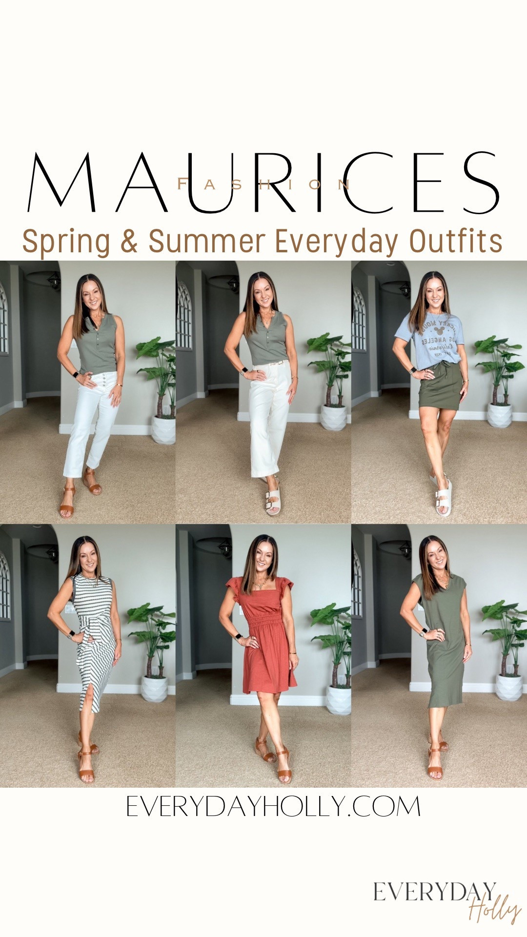 💥up to 50% off everything 
Spring & summer everyday outfits you’ll live in!
Petite-friendly cropped jeans, a Disney-ready skort with zipper pockets, and comfy throw-on-and-go dresses—two are 100% cotton! Perfect for errands, parks, and weekends.

For ref: I’m 5’1”, 108lbs.
Everything is unaltered.
Wearing the smallest size available in everything.  

#Maurices #SpringOutfits #SummerStyle #PetiteFriendly #LTKSpring #LTKSummer #LTKFashion #CottonDresses

#LTKPetite