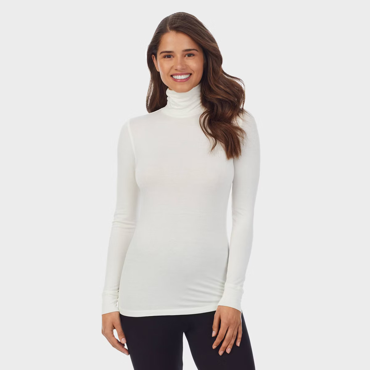 Warm Essentials by Cuddl Duds Women's Smooth Stretch Thermal Turtleneck Top | Target
