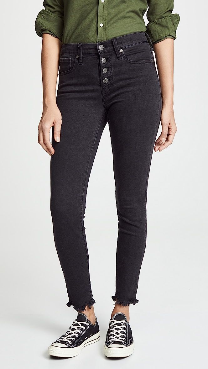 Madewell High Rise Skinny Jeans with Button Fly | SHOPBOP SAVE UP TO 25% Use Code: EVENT19 | Shopbop