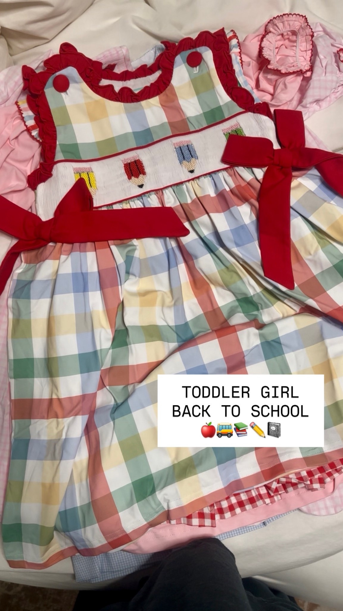Toddler girl back to school outfits 