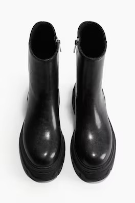 Warm-Lined Chelsea Boots - Black - Ladies | H&M US | H&M (US + CA)