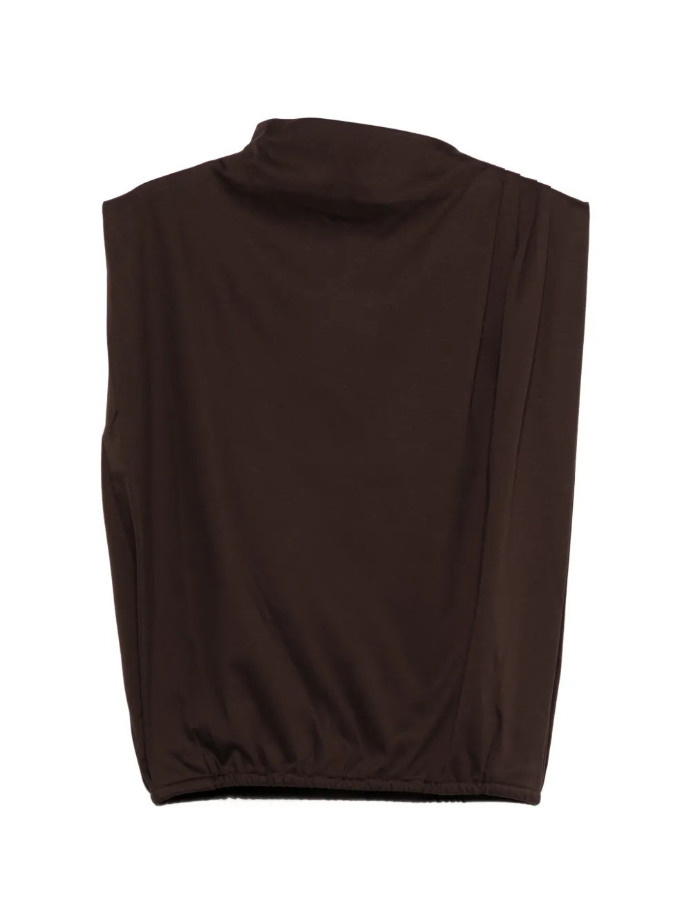 Soeur pleated trim top - Brown | Farfetch Global