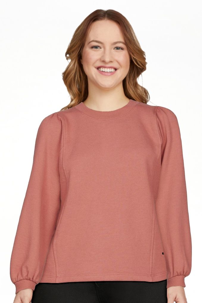 Free Assembly Women's Pleat Shoulder Sweatshirt - Walmart.com | Walmart (US)