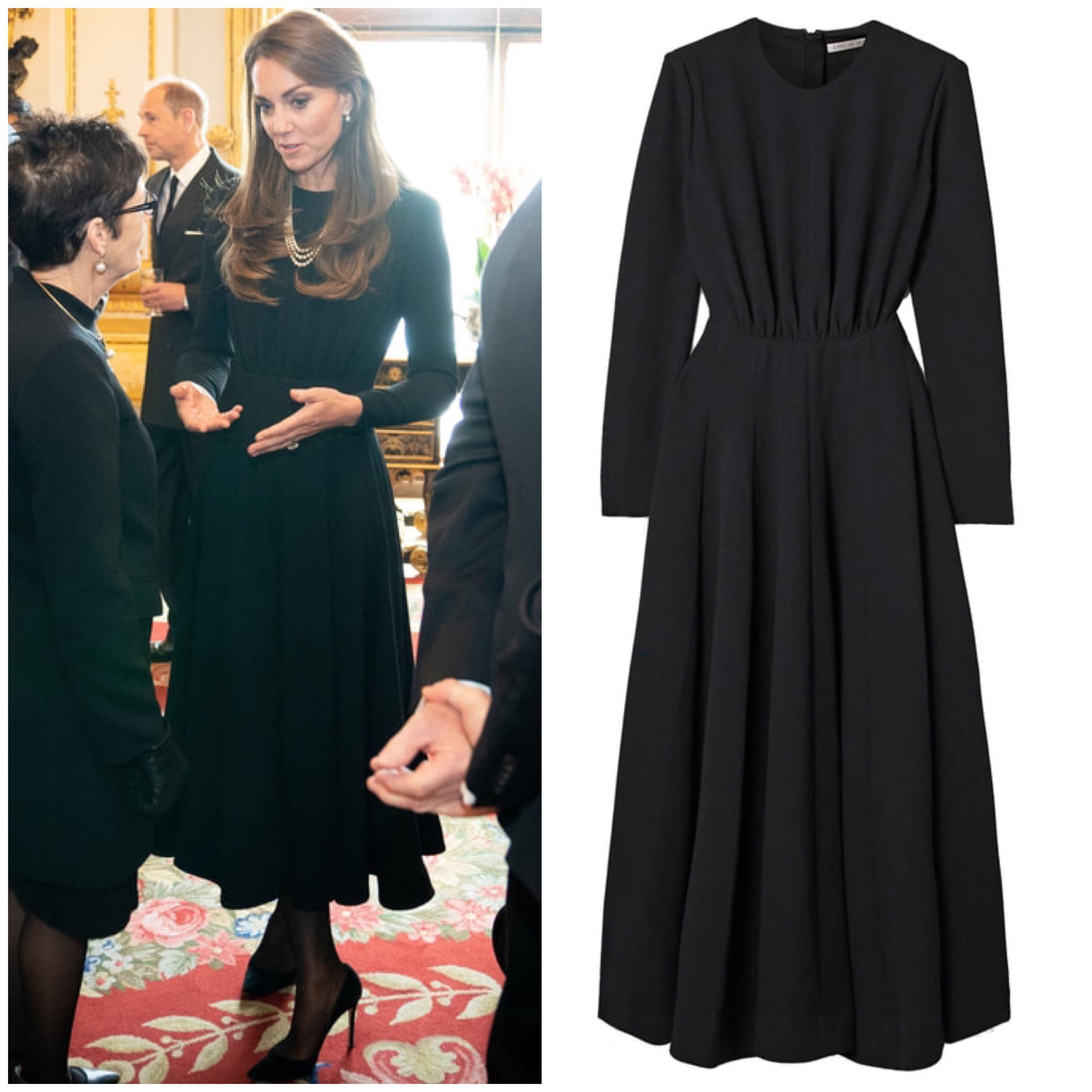 Kate wearing Emilia Wickstead Jorgie dress 

#LTKstyletip #LTKeurope