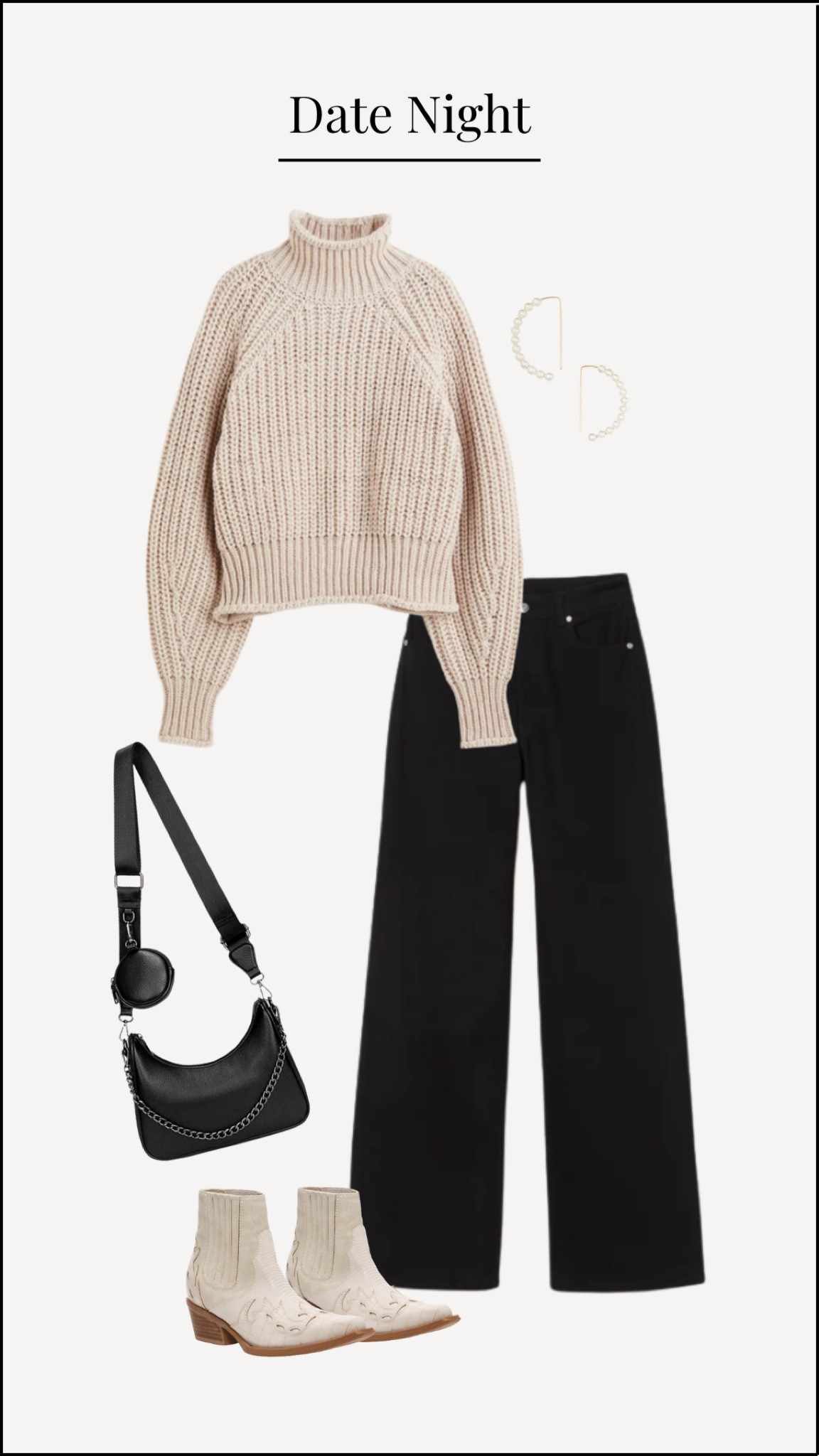 Holiday & Winter Outfit Guide // Date Night! I own this sweater and love it! Such a staple piece! 

#LTKfit #LTKSeasonal #LTKHoliday