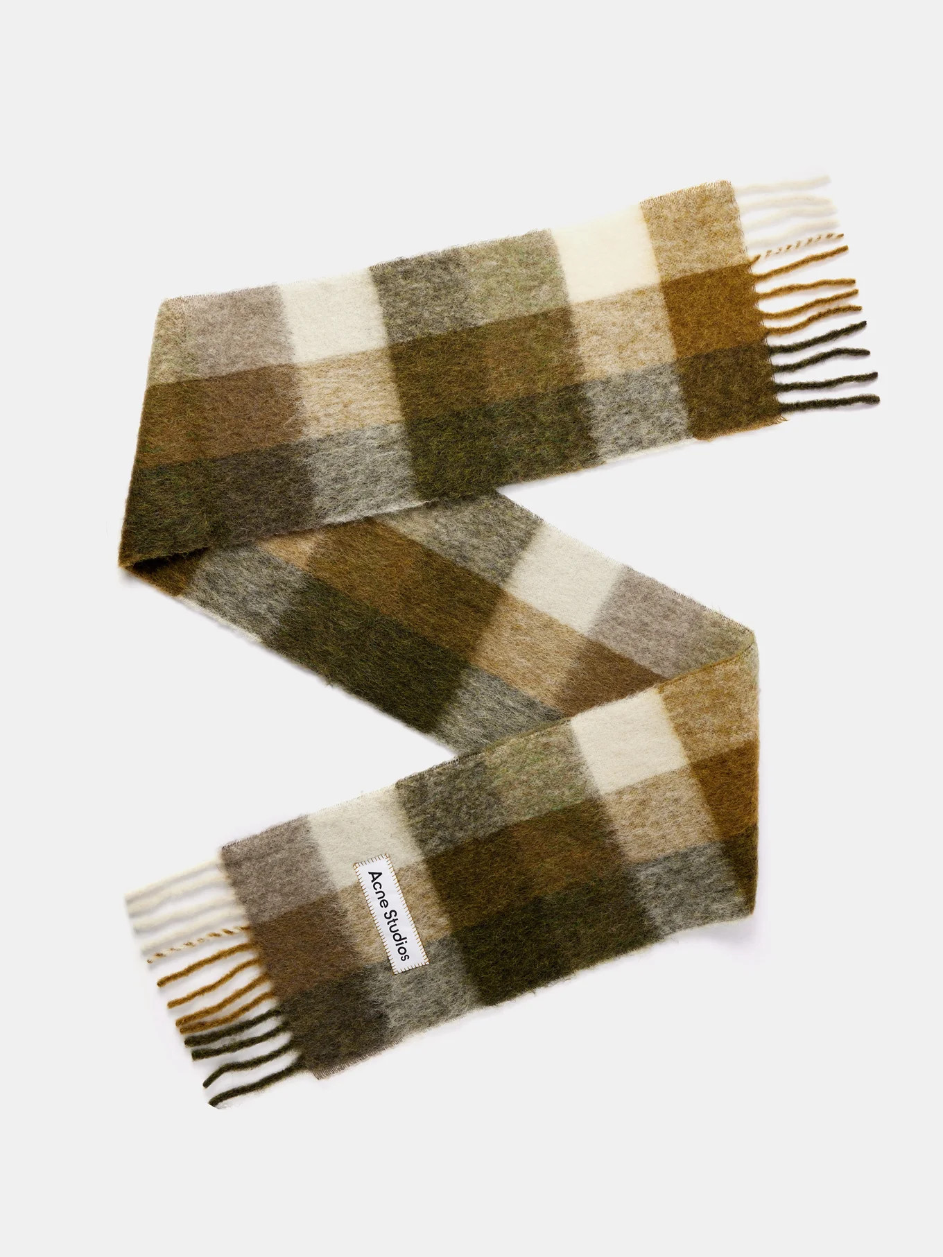Vally check fringed scarf | Matches (UK)