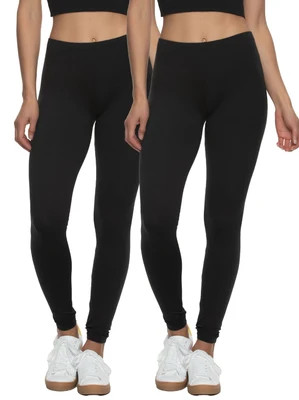 Velvety Soft Lightweight Leggings 2-Pack, Cool Beach / 3X | Felina Intimates