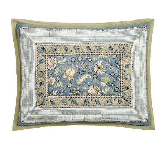 Anjali Reversible Quilted Shams | Pottery Barn (US)