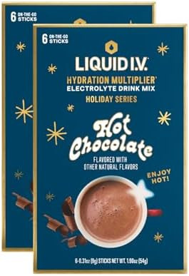 Liquid I.V.® Hydration Multiplier Hot Chocolate | Limited Edition Electrolyte Powder Drink | 2 P... | Amazon (US)