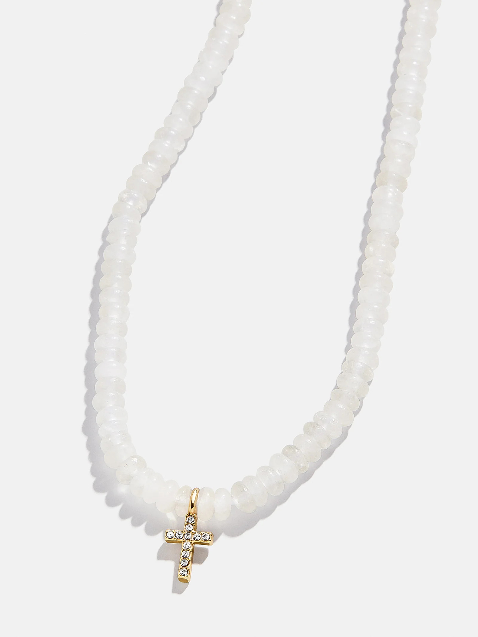 High Energy Semi-Precious Necklace - Cross | BaubleBar