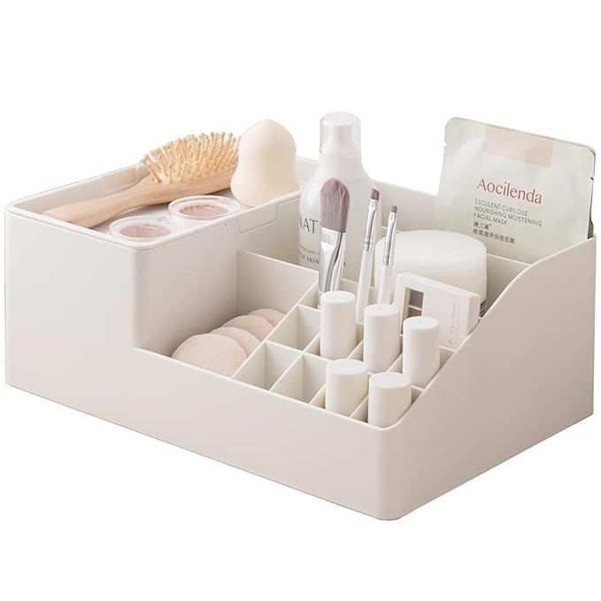 Poeland Cosmetic Storage Box Makeup Organizer Cabinet and Vanity Organizer | Amazon (US)