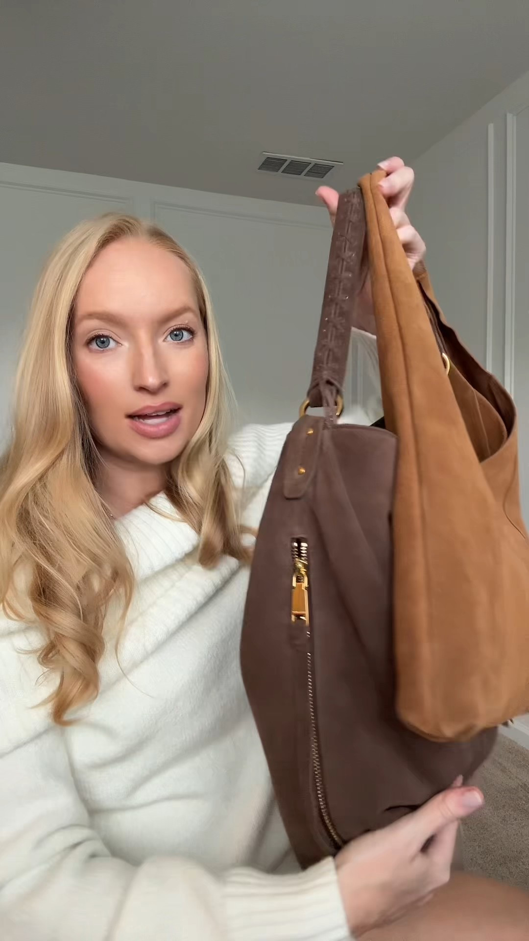 Suede handbag review - these are on sale in the Nordstrom anniversary sale but currently sold out - I still wanted to share my thoughts on them in case they’re on your wishlist and you’re looking for a restock! Things are returned all the time throughout the sale. 

Bag review // suede handbag // shoulder bag on sale // NSALE // Nordstrom sale // fall bag 

#LTKItBag #LTKStyleTip #LTKSaleAlert