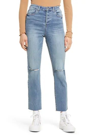 The Madison Sustainable Knee Rip Jeans | Nordstrom