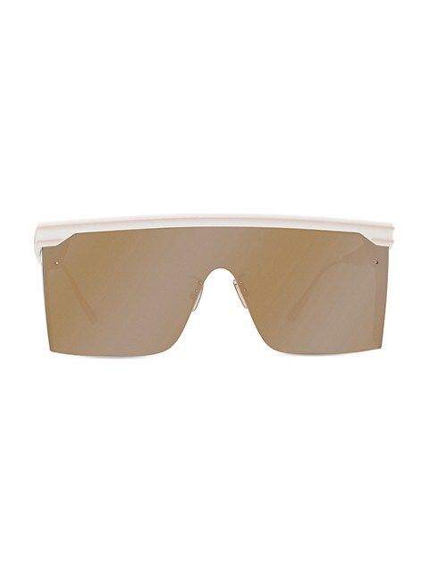 Injected Mirrored Shield Sunglasses | Saks Fifth Avenue