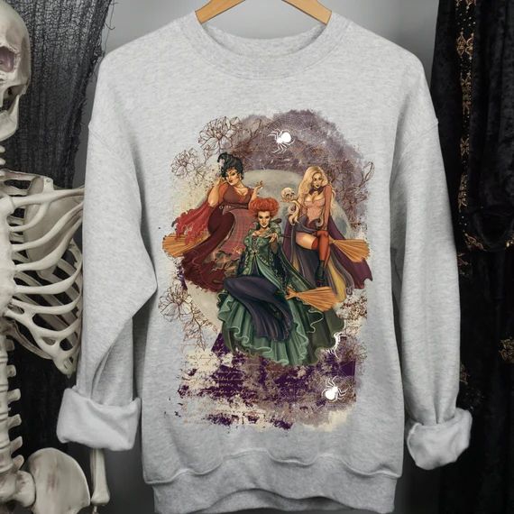 hocus pocus sweater, sanderson sisters sweatshirt, halloween sweatshirt, hocus pocus fashion swea... | Etsy (UK)