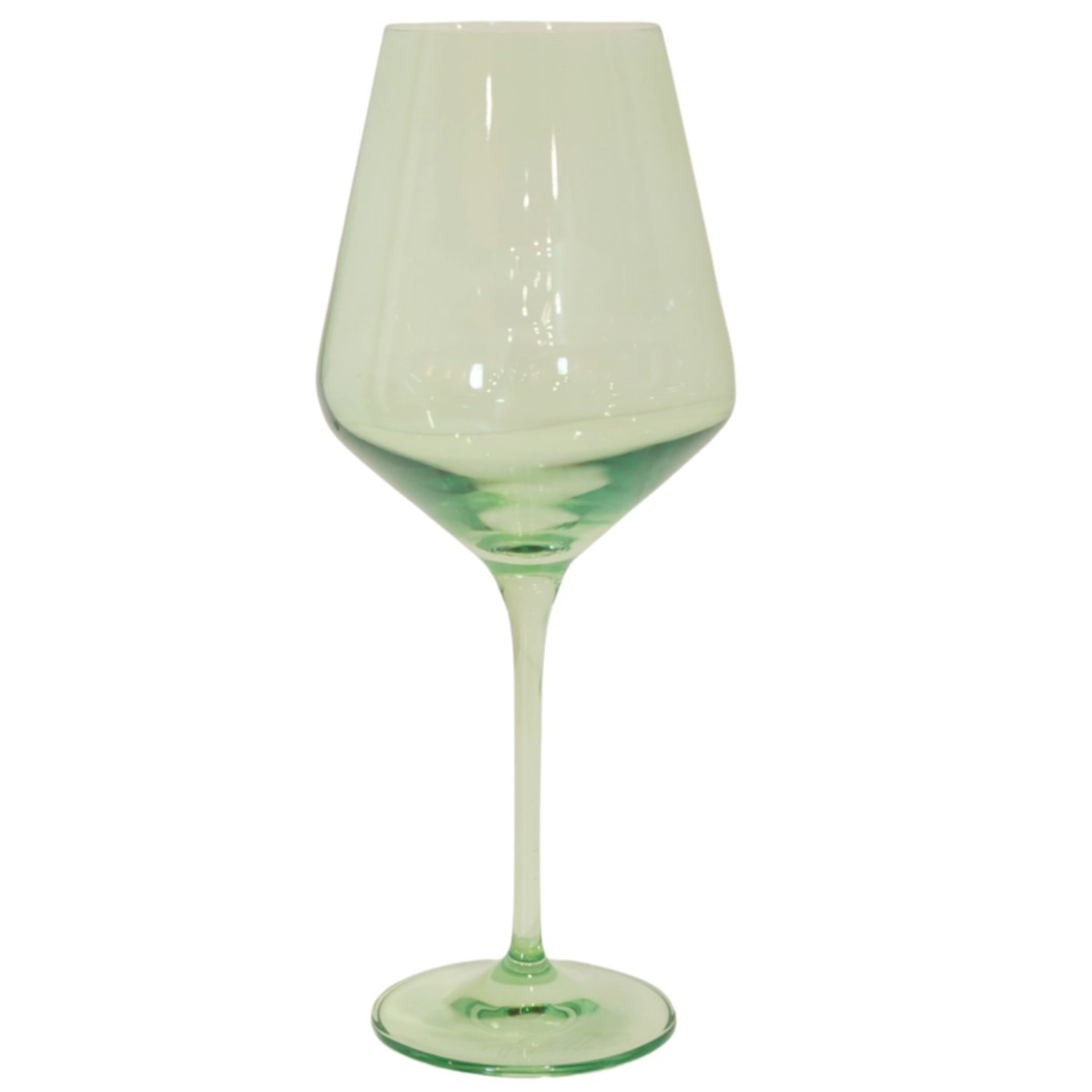 Estelle Colored Wine Stemware - Mint Green -Set of 6 | Christian Ladd Home
